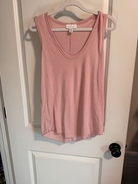 Topshop Pale Pink Scoop-Neck Tank
